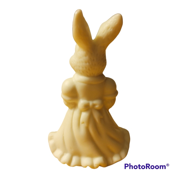 Set of 4 3" tall porcelain Easter bunnies - Picture 12 of 16